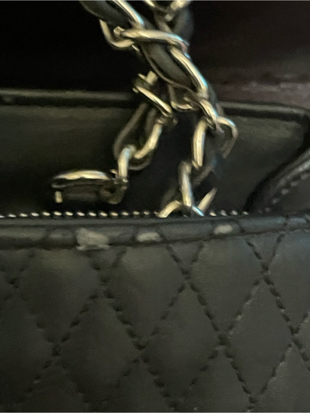 Guess Black Quilted Bag Purse - Picture 3 of 16